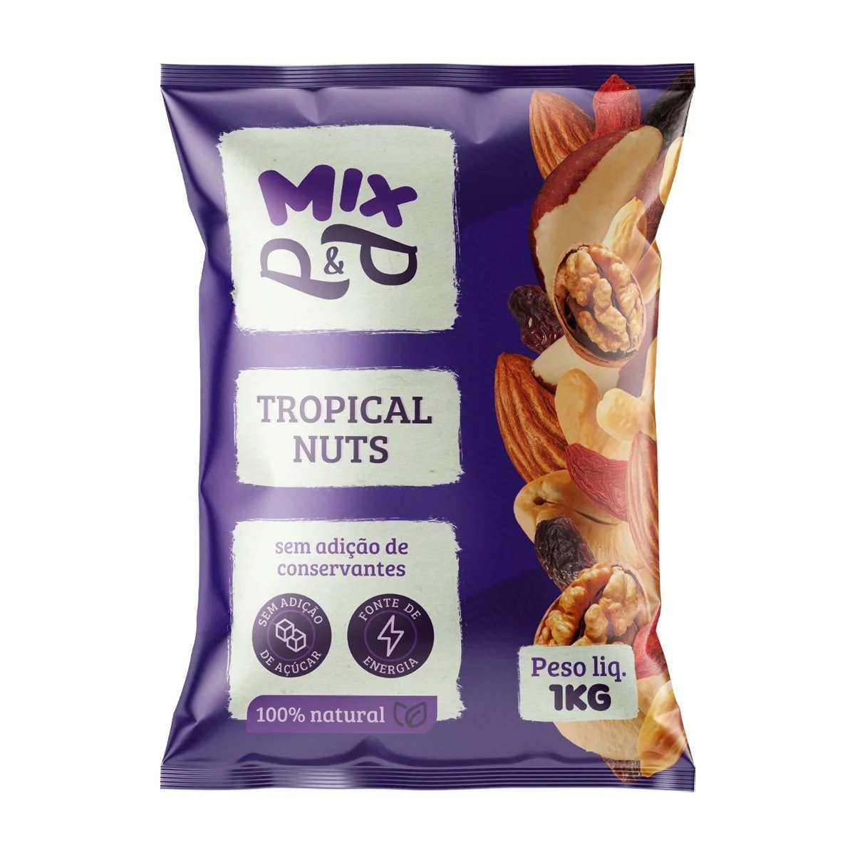 Pacote Tropical Mix Nuts 1kg